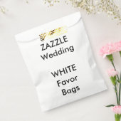 Sachets En Papier Mariage personnalisé BLANC papier Favoriser le sac (Scellé)