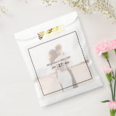 Sachets En Papier Mariage photo simple et élégant (Scellé)