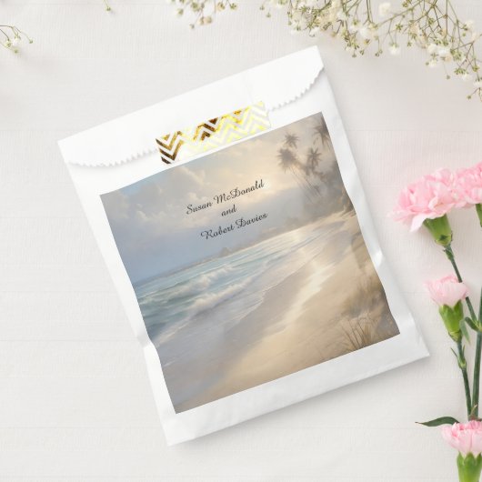 Sachets En Papier Mariage plage (Scellé)