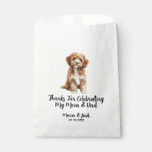 Sachets En Papier Mariage pour animaux de compagnie Cavapo couleur c (Devant)