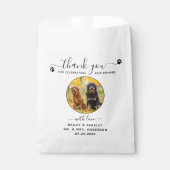 Sachets En Papier Mariage pour animaux de compagnie moderne élégant (Devant)