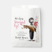 Sachets En Papier Mariage Réception Crème Glacée à la Fraise (Devant)