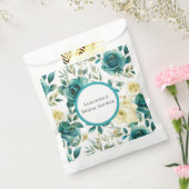 Sachets En Papier Mariage Réception Rose Fleur Crème Menthe (Scellé)