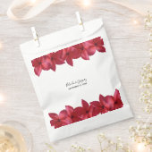 Sachets En Papier Mariage Red Plumeria Frangipani (Coupé)