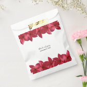 Sachets En Papier Mariage Red Plumeria Frangipani (Scellé)