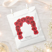 Sachets En Papier Mariage Red Roses (Coupé)