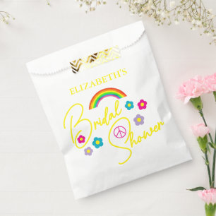 Sachets En Papier Mariage Rétro Funky