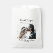 Sachets En Papier Mariage Romantique Personnalisé avec Photo sur Mes (Devant)