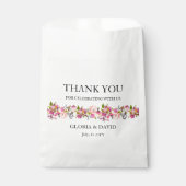 Sachets En Papier Mariage rose (Devant)