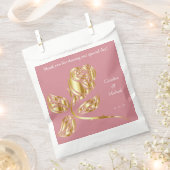Sachets En Papier Mariage rose Gold (Coupé)