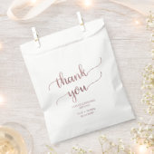 Sachets En Papier Mariage rose Gold (Coupé)
