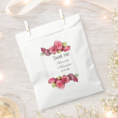 Sachets En Papier Mariage rose rose (Coupé)