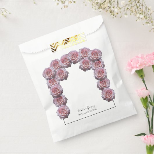 Sachets En Papier Mariage Rose rose clair (Scellé)
