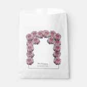 Sachets En Papier Mariage Rose rose clair (Devant)