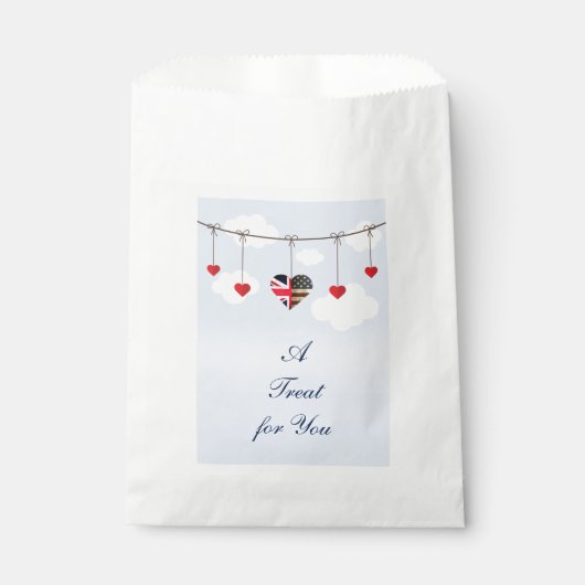 Sachets En Papier mariage royal (Devant)
