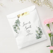 Sachets En Papier Mariage Rustique avec Verdure d'Eucalyptus (Scellé)