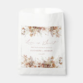 Sachets En Papier Mariage Rustique Boho Garden Flowers (Devant)