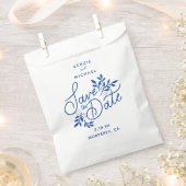 Sachets En Papier Mariage Sauvegarder la date Main tiré swag botaniq (Coupé)