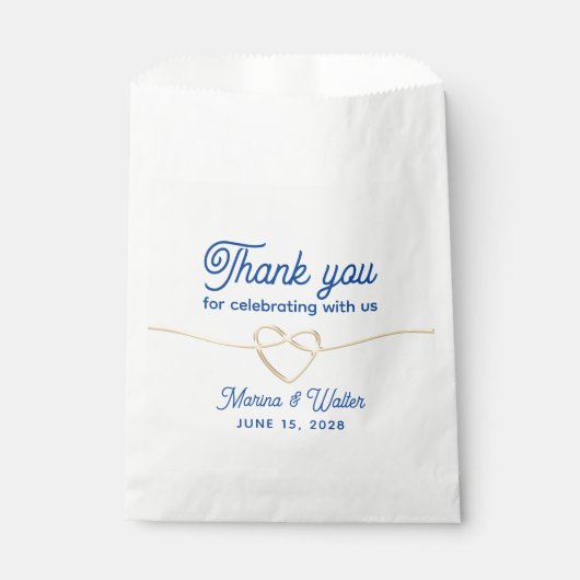 Sachets En Papier Mariage simple (Devant)