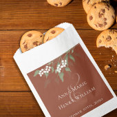 Sachets En Papier Mariage Simple Candy Favoriser Élégante Terracotta