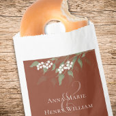 Sachets En Papier Mariage Simple Candy Favoriser Élégante Terracotta