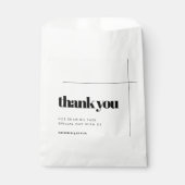 Sachets En Papier Mariage simple et élégant (Devant)