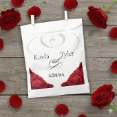 Sachets En Papier Mariage simple Roses rouges