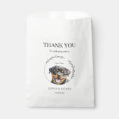 Sachets En Papier Mariage simple Rottweiler Chien Chien Chien Chien  (Devant)