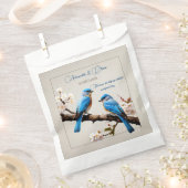 Sachets En Papier Mariage Spring Bluebirds (Coupé)