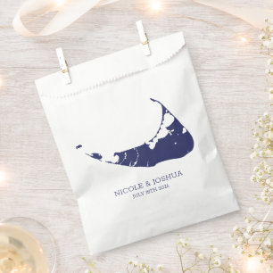 Sachets En Papier Mariage sur l'île de Nantucket Nantucket Navy
