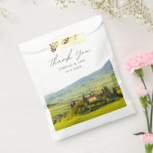 Sachets En Papier Mariage toscane Favor Italie Merci Photo (Scellé)