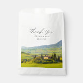 Sachets En Papier Mariage toscane Favor Italie Merci Photo (Devant)