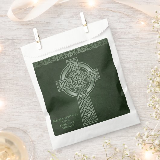 Sachets En Papier Mariage traditionnel irlandais de croix celtique (Coupé)