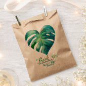Sachets En Papier Mariage Tropical Palm Heart (Coupé)