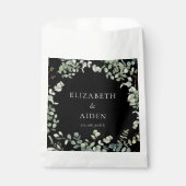 Sachets En Papier Mariage végétal Eucalyptus (Devant)