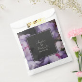 Sachets En Papier Mariage végétal violet floral gris (Scellé)