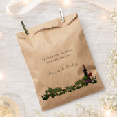 Sachets En Papier Mariage vinicole rustique (Coupé)