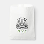 Sachets En Papier Mariées de golf (Devant)