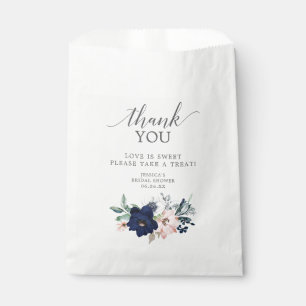 Sachets En Papier Marine Fête des mariées Favoriser Sac L'amour est