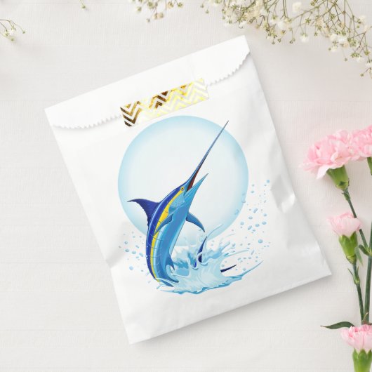 Sachets En Papier Marlin Bleu Jaillissant de l'Océan (Scellé)