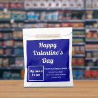 Marque commerciale bleue; Valentine; sac en papier