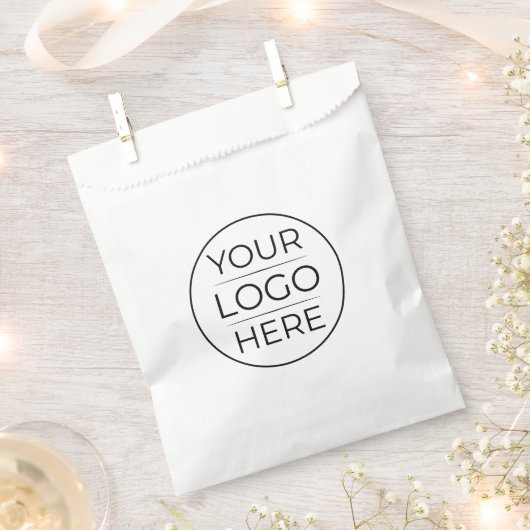 Sachets En Papier Marque de logo d'entreprise moderne (Coupé)