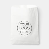 Sachets En Papier Marque de logo d'entreprise moderne (Devant)