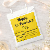 Sachets En Papier Marque Jaune, St. Patrick's Day, (Coupé)