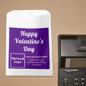 Sachets En Papier Marque Purple Business; Valentine; sac en papier