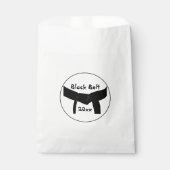 Sachets En Papier Martial Arts Black Belt Party (Devant)