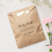 Sachets En Papier Masque Visage De La Fête De Mariage (Scellé)