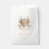 Sachets En Papier Masquerade Motif Sweet 16 Rose Gold ID1032 (Devant)