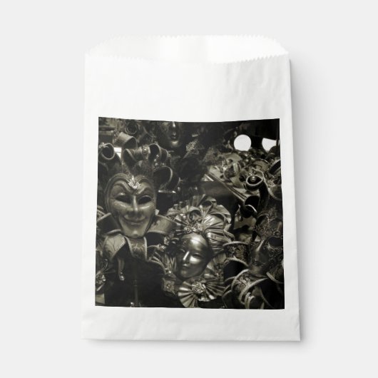 Sachets En Papier Masques de masquerade sombre (Devant)