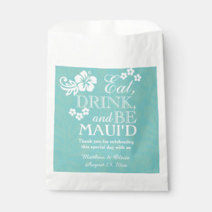 Sachets En Papier Maui Hawaï Mariage Buffet de friandises Merci